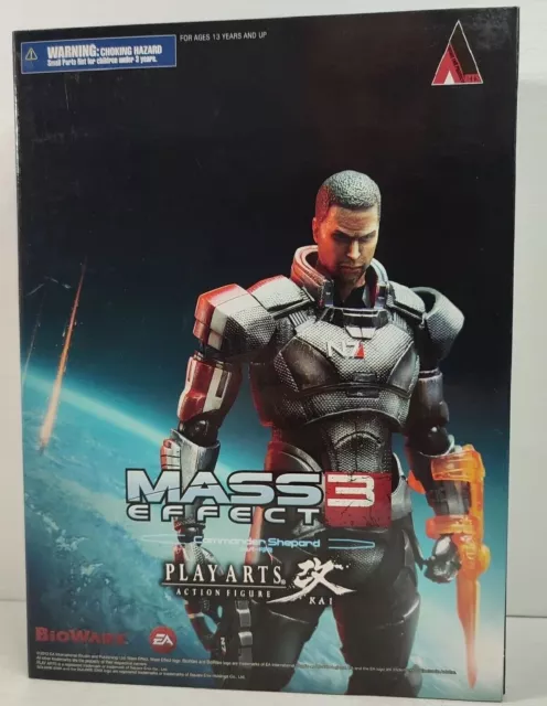 Mass Effect 3 - Commander Shepard Play Arts Kai 9" Action Figure *BRAND NEW*