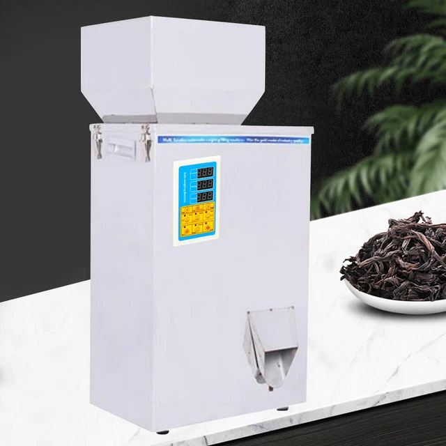 Particle Powder Filling Machine Automatic Weighing Filler fit Tea Seed 10g-500g