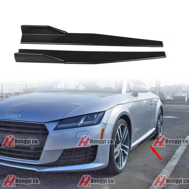 86cm Bas de Caisse Kit Noir Brillant ABS Performance Pour Audi TT TTS RS