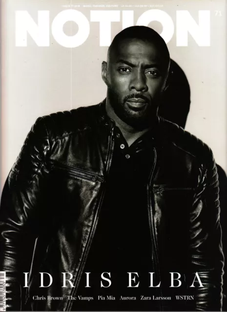 NOTION #71 Idris Elba DELTA GOODREM Emma Laird SANG WOO KIM Mnek THE VAMPS @New@