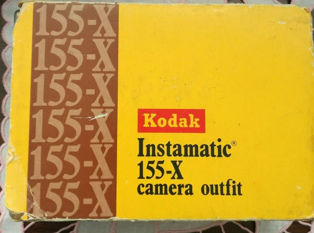Macchina Fotografica Vintage Kodak Instamatic Camera 155 X Con Box