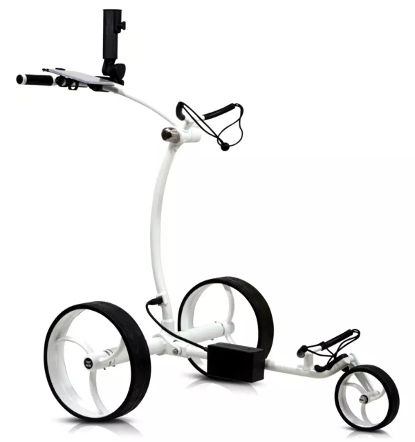 Tour made RT-650S Pro Lithium Électrique Golftrolley - Cadre Blanc - Modèle 2022