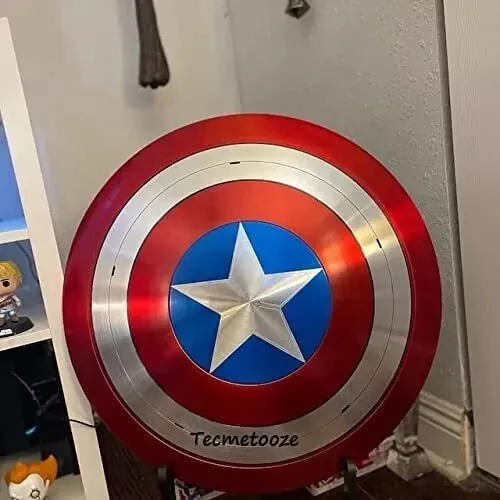 30" Medieval Avengers Captain America Shield Armor LARP Shield Cosplay Halloween 3