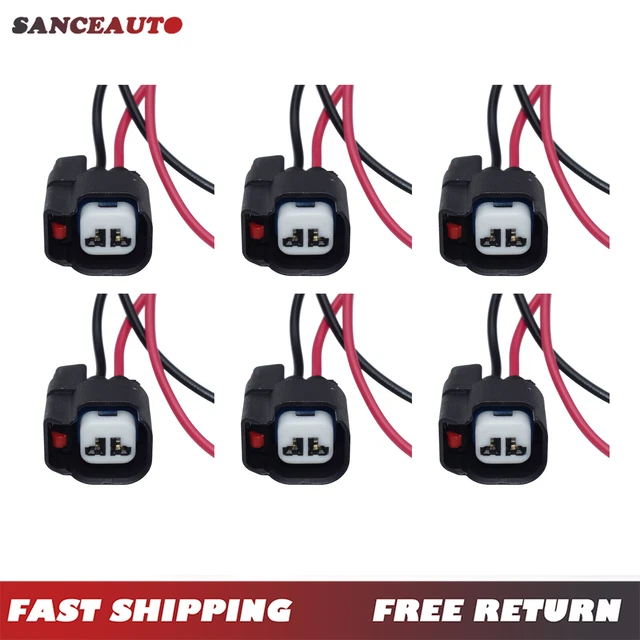 FUEL INJECTOR CONNECTOR Wiring Harness For Wrangler JK TJ, Dodge Jeep