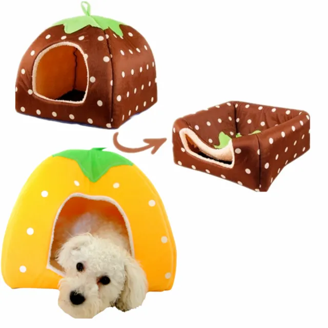 Super New Soft  Pet Dog Cat Bed House Kennel Doggy Warm Cushion Basket