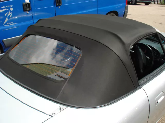 Mazda Mx5 MK2 New Soft Top Vinyl Hood with Glass