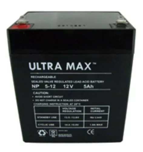 ULTRAMAX 12V 5.4ah UP-RATED Battery for JABO Bait Boat | REPLACES the 4ah 4.5ah