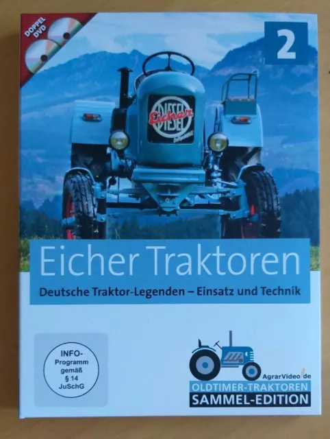 Oldtimer-Traktoren Sammeledition Nr.2 EICHER  (2er DVD-Box) --> NEU & OVP