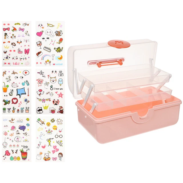 Cotton Swab Box Hair Tool Organizer Bins Storage Box Makeup Gadgets Portable 4