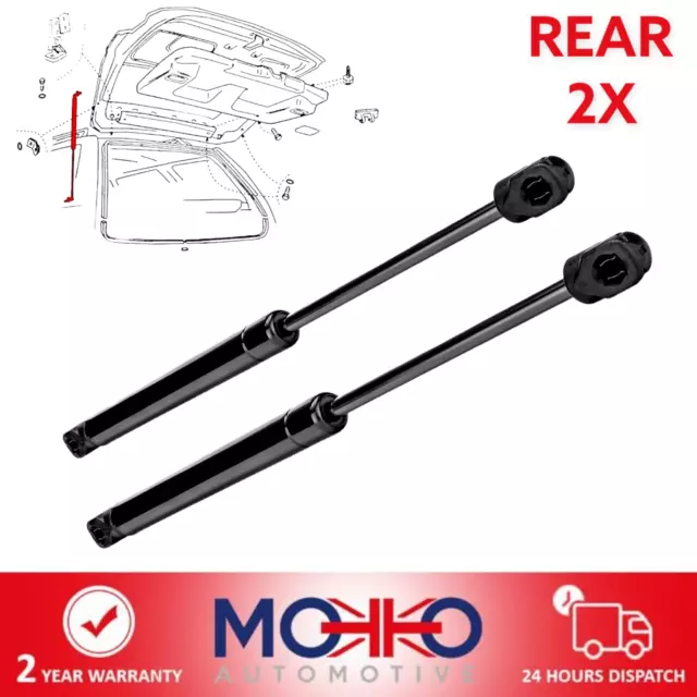 For Bmw 5 Series E61 Estate 2004-2010 2X Rear Tailgate Boot Trunk Gas Struts 2X