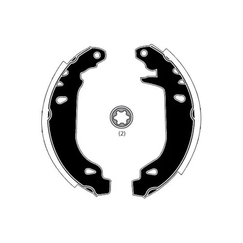 Kit Frein Arrière Pour Renault Clio II Et Twingo I – 4 Mâchoires + Cylindres + Accessoires