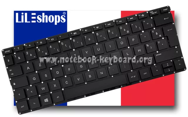 Clavier Français Original Pour HP Pavilion x360 Convertible 11-k106nf 11-k107nf