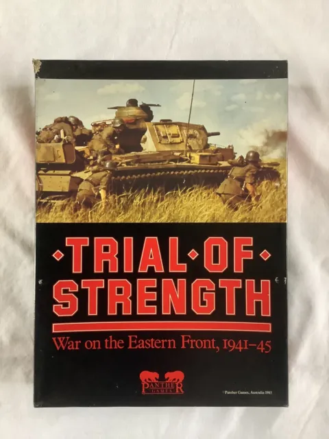 Trial of Strength War on the Eastern Front 1941- 45. Panther Games. Unpunched