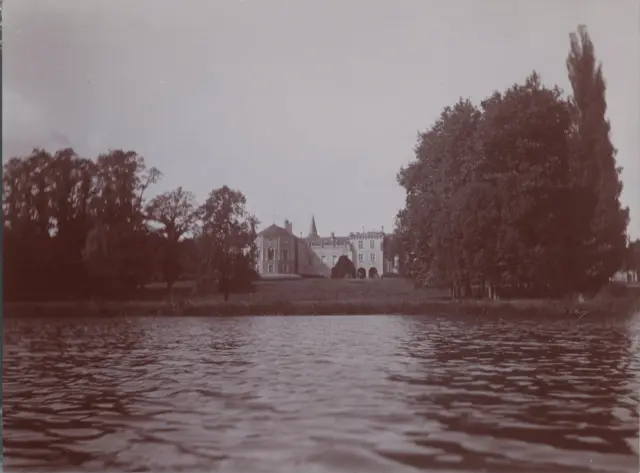 France, Sarthe, Avoise, Château de Pêcheseul Vintage print, tirage d&#039;époque