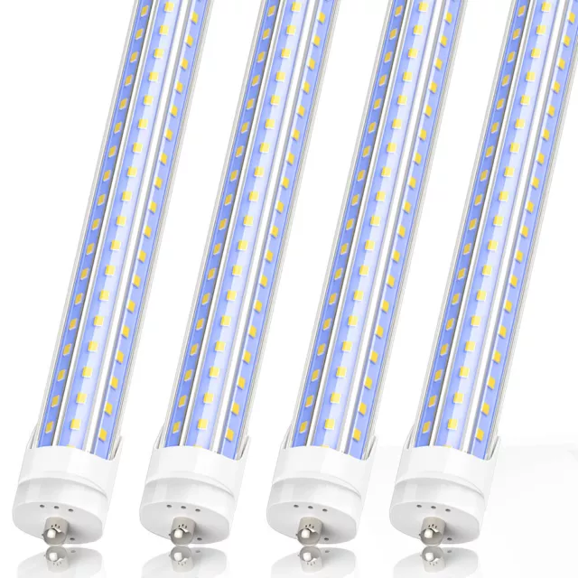 120W T8 8FT LED Shop Light Bulb FA8 Single Pin 8 Foot LED Tube Light Bulb 72W