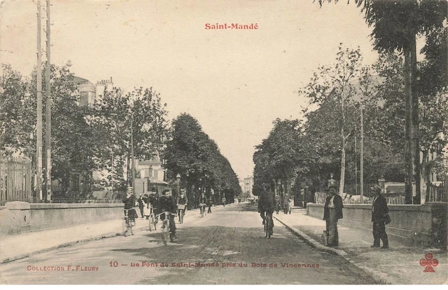 94 Saint Mande #21729 Pont Pris Du Bois De Vincennes Velos