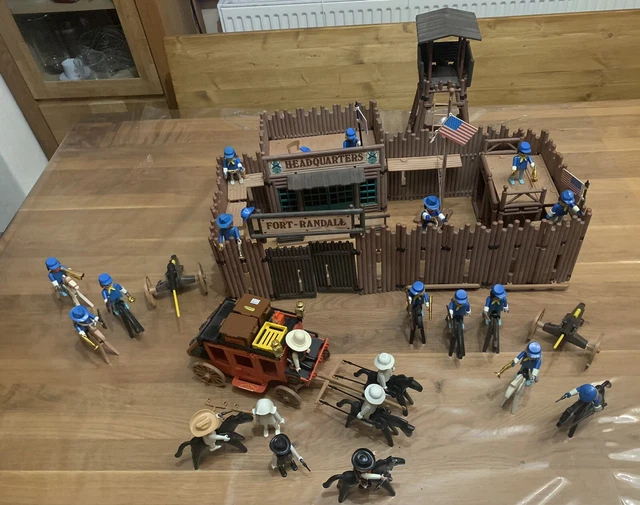 Pièce Playmobil Connecteur Latéral - Thème Western / Guerre Civile Américaine - Ref 3419 - Occasion