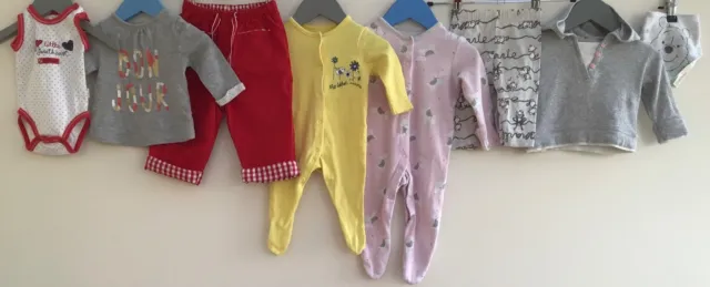 Pacchetto di abbigliamento per bambine età 0-3 mesi H&M TU toppa George Pumpkin