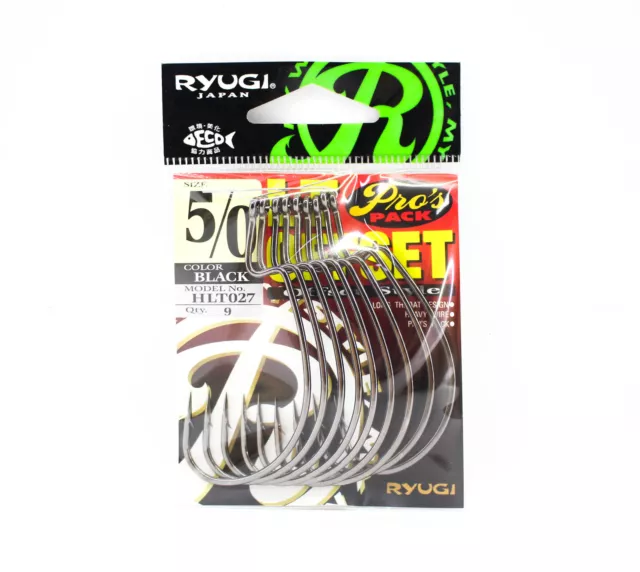 RYUGI HLT027 LT Offset Worm Hooks Size 5/0 (8147) EUR 8,88