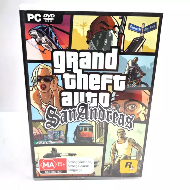 Grand Theft Auto: San Andreas 2nd Ed DVD for Windows PC by