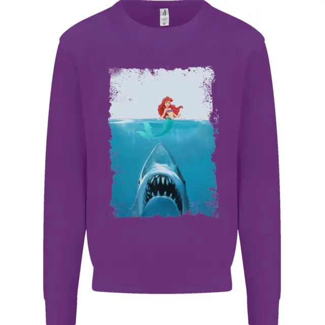 Felpa maglione da uomo Funny Shark Parody Scuba Diving 10