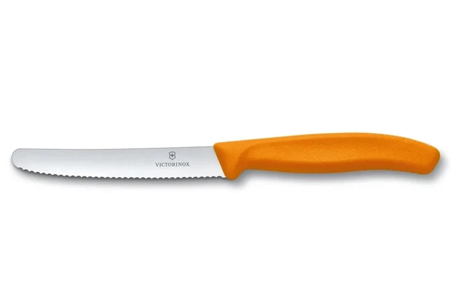 Victorinox Tomatenmesser Griff orange Brötchenmesser Wellenschliff