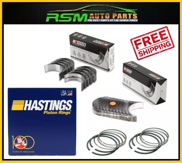 Hastings Rings Rod & Main Engine Bearing Set Mirage 1.8L 93-02 4G93 SOHC