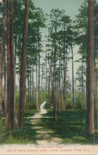 SOUTHERN PINES NC - The Ramblers Road - 1910