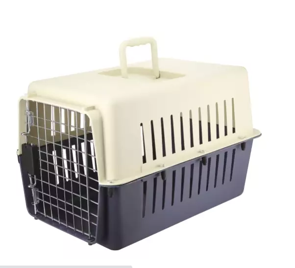 Portable Pet Dog Cat Carrier Transporter Bag Cage House Safety Lockable Kennel