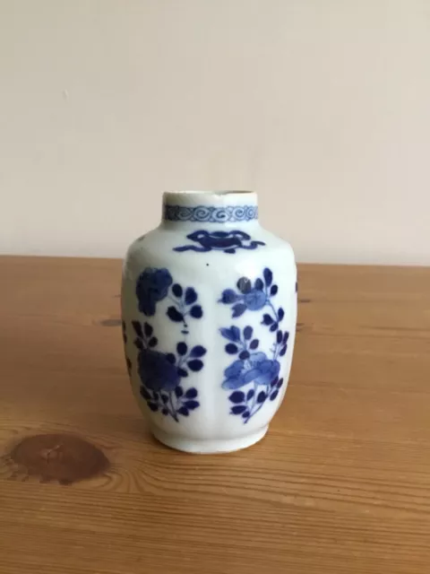 antique Chinese porcelain blue and white vase