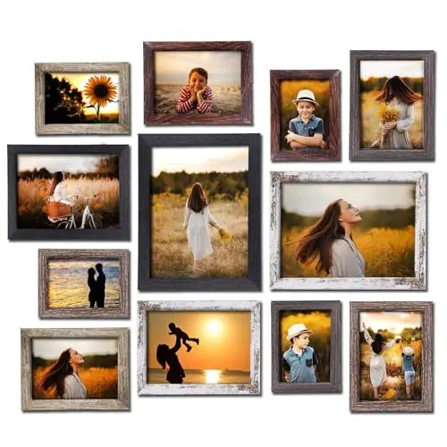 Picture Frames Collage Wall Decor Set of 12,Gallery Wall Frame Set with 4x6