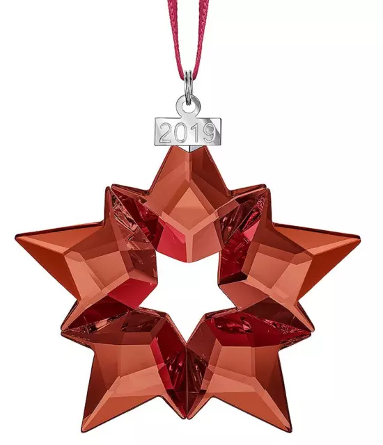 Swarovski Crystal Large Red Star 2019 Limited Edition New Boxes & Certificate