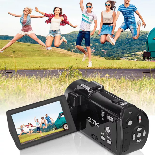 V17 Portable HD 2.7K Camcorder Digital Video Camera IR Night Vision Mini DV