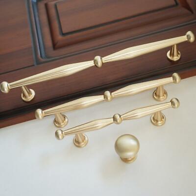 Brushed Brass Drawer Pulls Handles Cabinet Pulls Dresser Knob Closet door Handle