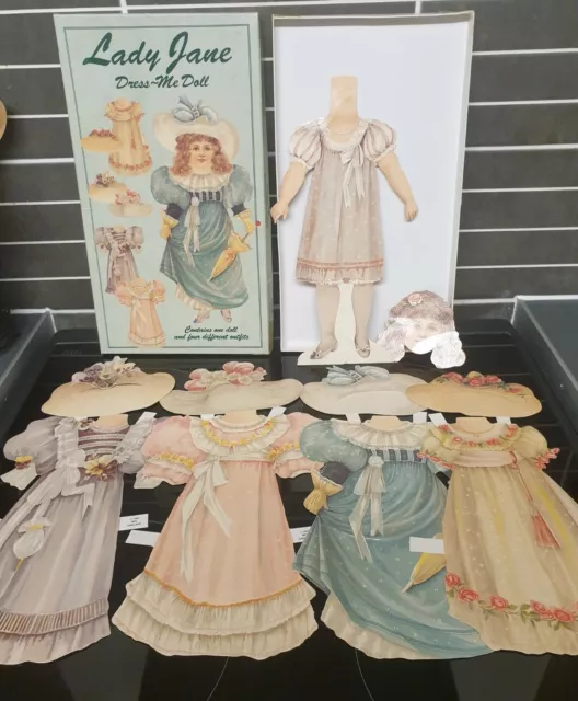 Vintage Lady Jane Dress Me paper doll 1993 boxed vintage 90s