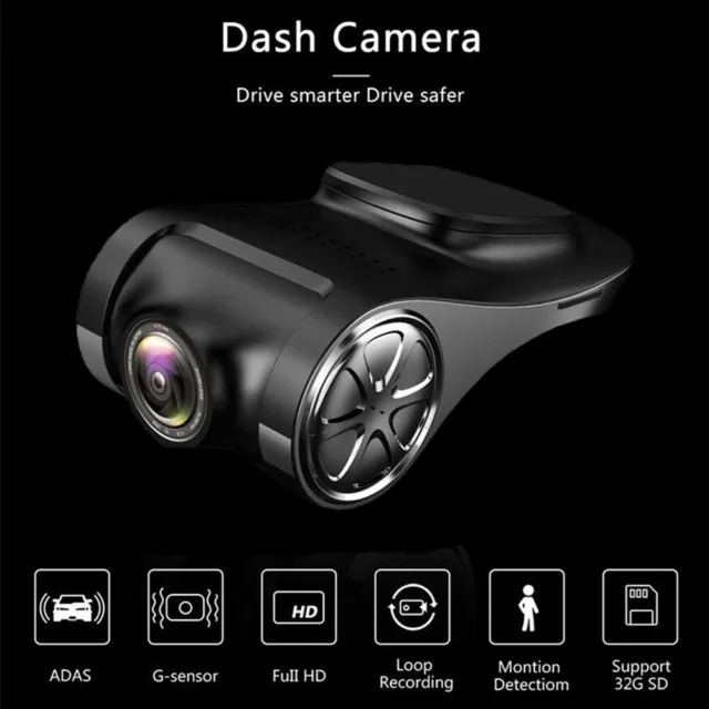 Caméra de tableau de bord DVR de voiture pour Renault Duster, Dacia Duster  2009, 2010, 2011, 2012, 2013, 2014, 2015, 2016, 2017, 2018, Auto Tourist  Lens, Full HD, 1080P