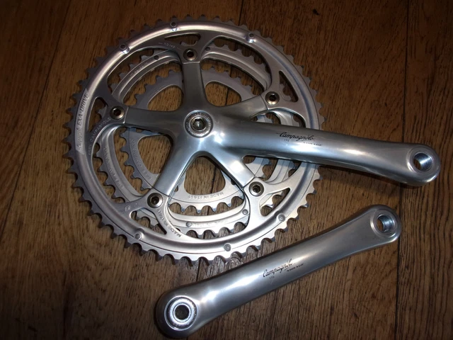 Vintage Campagnolo Mirage Triple Crankset 175mm 52/42/32 Square