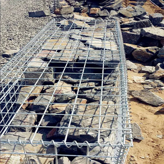 GARDEN GABION STONE Basket Retaining Wall Wire Cage Fenching Privacy