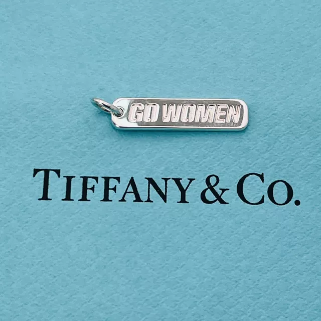AUTHENTIC Tiffany & Co -Letter I - Heart Pendant- Tiffany Heart Charm