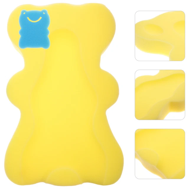 Bath Sink Sponge Cushion Baby Shower Sponge Mat Infant Bath Sponge 2
