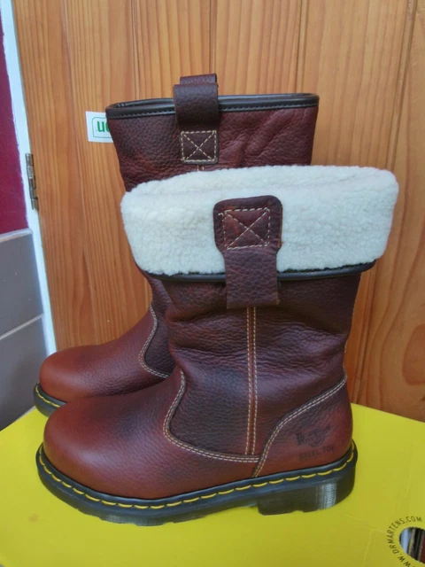 BNIB DR MARTENS Rosa Industrial Bear Ladies Safety Rigger Boots