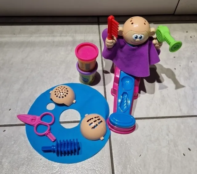 Play-Doh Friseur Kinderknete Haarsalon mit Knete, Knetwerkzeug, Zubehör
