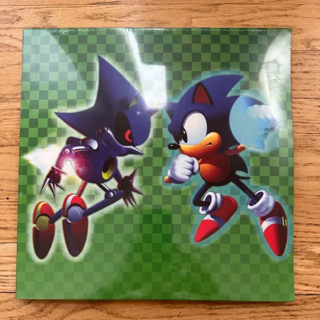 Sonic CD OST Soundtrack - Sonic Blue Etched 3LP 3xLP Vinyl - NEW & SEALED