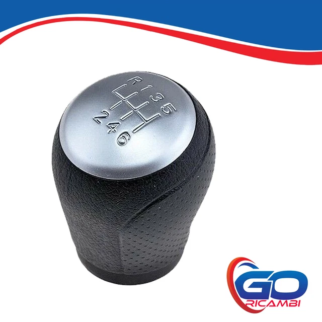 Pomello Cambio Per Nissan Qashqai Juke X-Trail | Satinato 6 Marce | Ricambio Compatibile