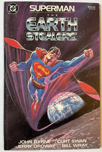 Superman: The Earth Stealers • John Byrne Story! (DC Comics 1988) Graphic Novel