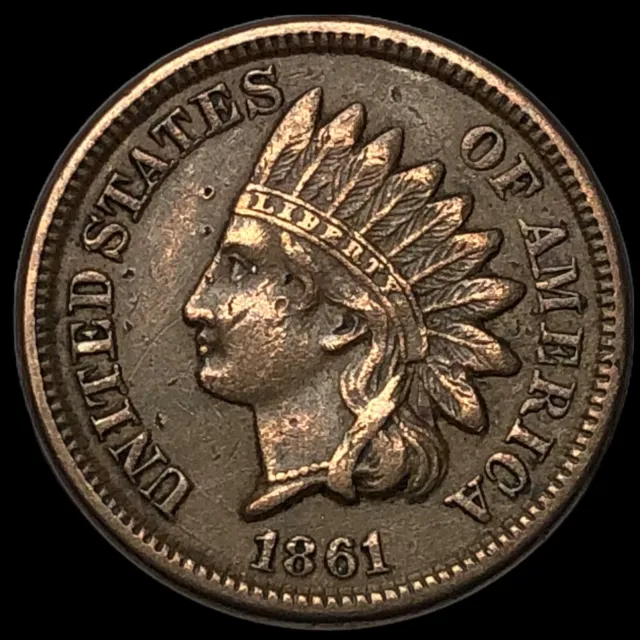 1861 Indian Head Cent Penny  J1683