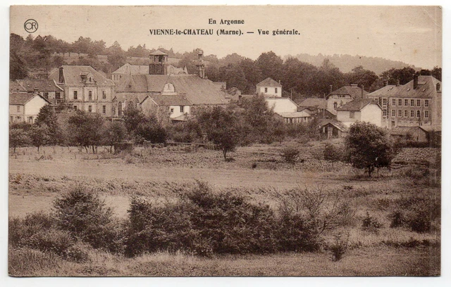 VIENNE LE CHATEAU - Marne - CPA 51 - vue generale en 1925