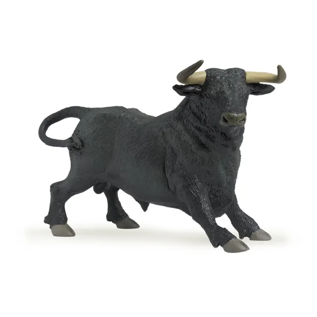 PAPO Farmyard Friends Andalusian Bull Toy Figure, Black (51050)