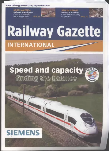 Railway Gazette International - September 2011