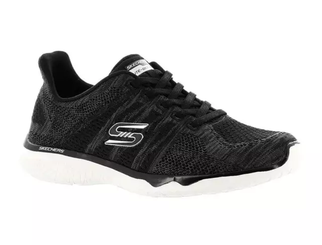 SKECHERS BURST SHOES Womens 8 First Glimpse Sneakers White Canvas